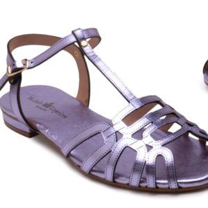 Michele Lopriore Taormina sandal metalic purple size 8